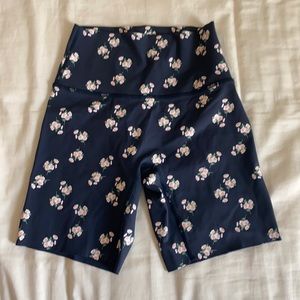 Aerie biker shorts floral